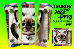 Beautifully Designed 20oz Tumbler , Holiday Pets Product Image 1