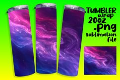 Sublimation Tumbler Wrap with Unique Gradient Designs 20oz Product Image 1