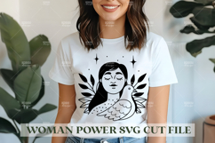 Woman Power SVG Design | Feminist SVG for Cricut&amp;Silhouette Product Image 1