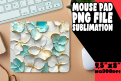 Joyful DESK MAT Creative Design, 3D Flower Product Image 1