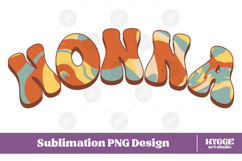nonna Png Retro Retro Mother&#039;s Day Mom Sublimation Product Image 1