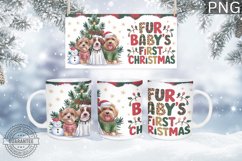 Fur Baby's First Mug Wrap - Christmas Mug Sublimation Product Image 1