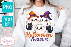 Cute ghost shirt PNG, Cute Halloween shirt PNG Product Image 3