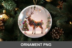3D christmas ornament - reindeer Product Image 1