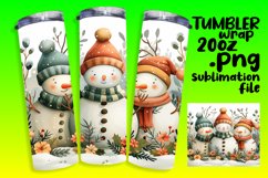 Holiday Gingerbread Tumbler Design 20oz Wrap Product Image 1