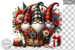 Christmas Gnome Sublimation - Clipart PNG Design Product Image 1