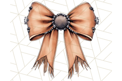 Western Style Bow PNG, Cute Cowboy, Cowgirl Coquette Png Product Image 4