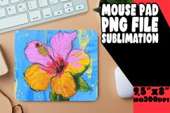 Vibrant Flower Patterns Mouse Pad PNG Product Image 1