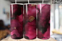 Burgundy Alcohol Ink Tumbler Wrap - High Quality 300 Dpi Product Image 1