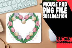 UNIQUE mouse pad Gift Magic, Flowers Product Image 1