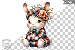 Floral Nursery Animal Sublimation Clipart Bundle Product Image 4