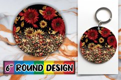 Glitter Leopard Excursion: Sublimation Round Assortment Product Image 1