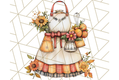 Whimsical Cottagecore Kitchen Clipart, Retro Coral PNG Decor Product Image 4