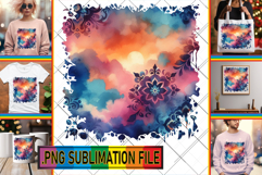 Timeless TSHIRT Gift Ideas PNG, Watercolor Pattern Product Image 1