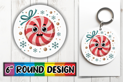 Joyful Coasters Circle Style, Cute Christmas Product Image 1