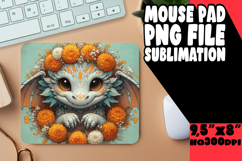 cheerful mouse pad Inspirational PNG, Dragon Product Image 1