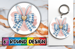 Whimsical Circle Ornaments PNG Design, Easter Bow Product Image 1