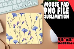 Watercolor Boho Blossom Mouse Pad Design PNG Product Image 1