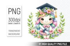 Graduation Animals Clipart PNG Bundle, High Quality PNG File Product Image 17
