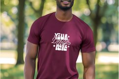 Gildan 64000 Tshirt Mockup, Black Tshirt Mockup 64000 Product Image 1