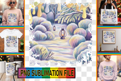 Stylish TSHIRT Designs PNG, Winter Product Image 1