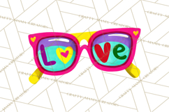 Retro Valentine PNG, Groovy Heart Clipart Product Image 5