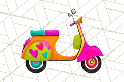 Retro Valentine PNG, Groovy Heart Clipart Product Image 3