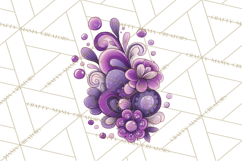 Whimsical Flower Doodle Clipart Cute Sketchy PNG Product Image 3