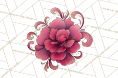 Whimsical Flower Doodle Clipart Cute Sketchy PNG Product Image 2