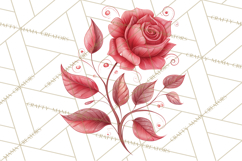 Whimsical Flower Doodle Clipart Cute Sketchy PNG Product Image 4