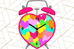 Retro Valentine PNG, Groovy Heart Clipart Product Image 4