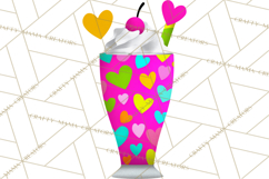 Retro Valentine PNG, Groovy Heart Clipart Product Image 5
