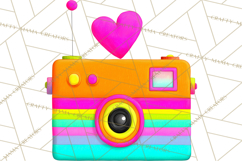 Retro Valentine PNG, Groovy Heart Clipart Product Image 4