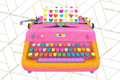 Retro Valentine PNG, Groovy Heart Clipart Product Image 4