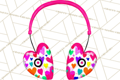 Retro Valentine PNG, Groovy Heart Clipart Product Image 5