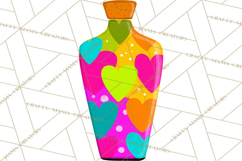 Retro Valentine PNG, Groovy Heart Clipart Product Image 4