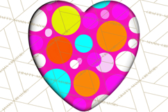 Retro Valentine PNG, Groovy Heart Clipart Product Image 3