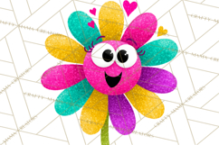 Retro Valentine PNG, Groovy Heart Clipart Product Image 5
