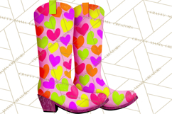 Retro Valentine PNG, Groovy Heart Clipart Product Image 5
