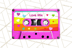 Retro Valentine PNG, Groovy Heart Clipart Product Image 4