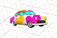 Retro Valentine PNG, Groovy Heart Clipart Product Image 4