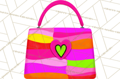 Retro Valentine PNG, Groovy Heart Clipart Product Image 2