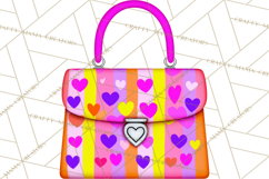 Retro Valentine PNG, Groovy Heart Clipart Product Image 5