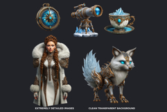 Steampunk Winter Fantasy Sublimation Graphics Product Image 3
