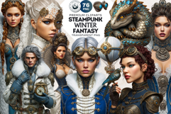 Steampunk Winter Fantasy Sublimation Graphics Product Image 1