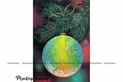 Christmas Garden Flag Design PNG, Winter Yard Flag Design Product Image 2