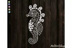 Seahorse Mandala SVG, Sea Animal SVG Product Image 1