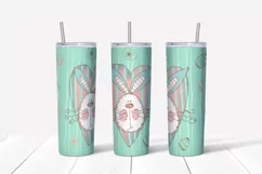 Skinny tumbler Png. Happy Easter Png. Easter sublimation Product Image 3