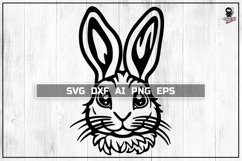 Easter Bunny SVG, Cute Baby animal Cut file Product Image 1