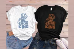 Father's Day SVG PNG DXF EPS Super Hero Lion King Dad SVG Product Image 3